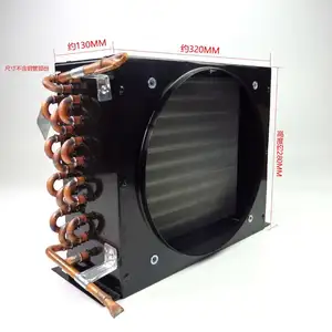 Air cool room condenser and evaporators