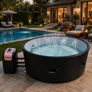 Vanace al aire libre 10 personas individuales grandes piscinas PVC inflable Grand Whirlpool baño caliente Jacuzzis con máquina de SPA - Product Image 1