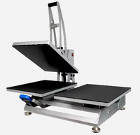 Presse à Chaud Semi-Automatique Double Poste de Travail 40*50 NOUVEAU pour Sublimation de T-shirts