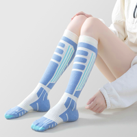 Chaussettes de ski en laine pour femmes, couleur mode, style scrunchie, hauteur genou, effet empilable, pour la neige et les photos personnalisées