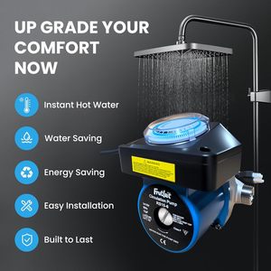 Frutlait Circulation Pump Rs15 6 With Timer For Indoor Use 115v 60hz Blue Metal Water <b>Heater</b> Parts - Product Image 5