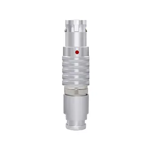 Raymo B series metal circular electrical connector 8pin male cable plug Camera connector FGG.1B.308.CLAD62Z