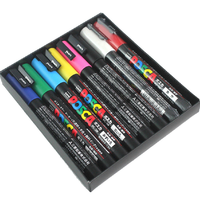 Y622 Journal personnalisé PC-3M pour ensemble de marqueurs à peinture acrylique - Encre permanente à base d'alcool, matériau PLA, couleurs et logos personnalisés
