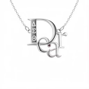 <span class=keywords><strong>Collana</strong></span> con Ciondolo <span class=keywords><strong>Personalizzabile</strong></span> con Firma DELTA per Confraternite, <span class=keywords><strong>Collana</strong></span> con Ciondolo SIGMA D'OR, Regalo della Fraternità, <span class=keywords><strong>Collana</strong></span> con <span class=keywords><strong>Nome</strong></span> Zeta - Product Image 2