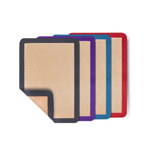 Tapis de cuisson en silicone antiadhésif de qualité alimentaire résistant à la chaleur-réutilisable et écologique pour la cuisson et la cuisson - Product Image 3