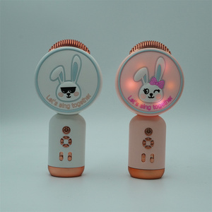 Portable Speaker for Baby Toy Wholesale Gift Cute Kids Microphone Portable Color <b>Lights</b> Rabbit Microphone - Product Image 6