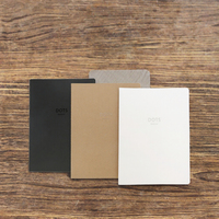 Fournitures de bureau promotionnelles : Carnet de notes/agenda personnalisé avec impression, reliure cousue, couverture en papier, lignage pointillé, 40 feuilles