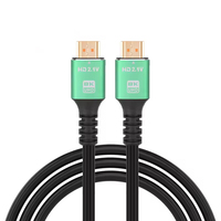 Cable HDMI de Calidad Premium 8K HDR EARC HDMI 2.1 28AWG 19+1 OD8.0 con Trenzado de Nailon para Laptop, PC y Barra de Sonido