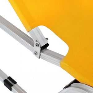 Chaise longue 5 positions en aluminium, transat <span class=keywords><strong>de</strong></span> <span class=keywords><strong>jardin</strong></span> réglable, balançoire <span class=keywords><strong>de</strong></span> véranda, chaise inclinable <span class=keywords><strong>de</strong></span> piscine, légère, pour plage, cour, hôtel, villa - Product Image 4