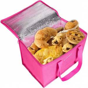 Reusable Thermal Insulated Solar Panel <b>Cooler</b> Bag with Letter Pattern Non Woven Material for Food & <b>Cans</b> - Product Image 6