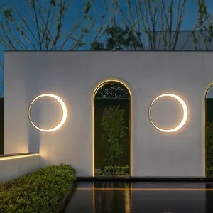 Lámpara de pared LED moderna IP65 impermeable de aluminio para exteriores, Villa, terraza, jardín, farola, porche, lámparas <span class=keywords><strong>residenciales</strong></span> comerciales - Product Image 3