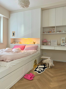 Lit de rangement Tatami sur mesure résistant à l'humidité avec coin lecture intégré pour petite chambre familiale urbaine ou chambre d'appoint - Product Image 2