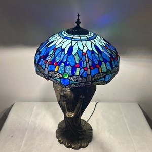 Lámpara de Mesa LED de Vidrio con Diseño Europeo Simple y Creativo LongHuiJing, con Pantalla Ajustable para Decoración Artística de Sala de Estar - Product Image 5