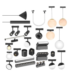 Système d'éclairage magnétique LED ultra-plat 24V 48V 35mm, échantillon de <span class=keywords><strong>rail</strong></span> lumineux magnétique dimmable doré - Product Image 1