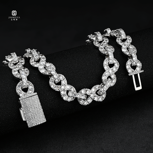 <strong>Silver</strong> Jewelry 925 <strong>Mens</strong> Moissanite Necklace 12Mm <strong>Chains</strong> <strong>for</strong> <strong>Men</strong> or Women Factory Price - Product Image 3