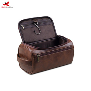 Male Hanging Storage Organizer Wash Bag Men Vintage Toiletry Bag Business Shaving Dopp Kit <b>Makeup</b> <b>Cases</b> RTS Bulk Mixed Order - Product Image 1