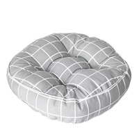 Cojín de lona de algodón con ventana de estilo japonés de alta calidad, asiento de meditación Circular grueso para Yoga, almohada Lumbar de alta visibilidad