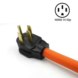 6-50 Thợ Hàn Adapter 14-50 50A 4-Prong STRAIGHT BLADE Để 6-50 ,125/250 Volt,1.5FT STW 6/3 50 Amp Dây Đồng Với 600Voult Jac - Product Image 4