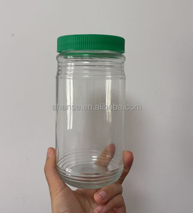 ขวดแก้วใส่เครื่องดื่มขนาด28ออนซ์พร้อมฝาพลาสติกผงกาแฟใสแบบด้านตรง28ออนซ์รีไซเคิลได้ตามต้องการ - Product Image 1