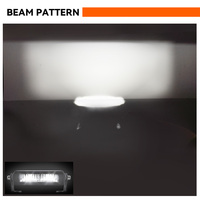 Barre lumineuse LED de 5 pouces à rangée simple, étanche IP68, pour tout-terrain, ATV, UTV, camion