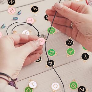 Dijes con Iniciales de la A a la Z, Aleación Chapada en Oro para Hacer Joyas, Pulseras, Pendientes, Colgantes, Suministros para Manualidades, Accesorios para Bricolaje - Product Image 5