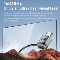 Adaptor USB4 V2 Tipe-C 240W PD Pengisian Cepat Transfer Data OTG Baru untuk Laptop Ponsel Tablet