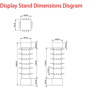 Apache tùy chỉnh tầng điện thoại di động Phụ Kiện hiển thị đứng cho điện thoại di động cửa hàng đặc sản - Product Image 2