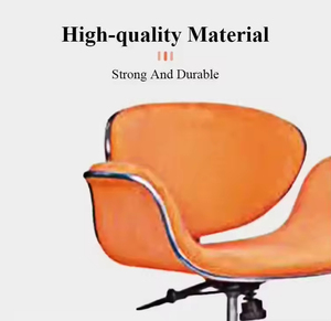 <span class=keywords><strong>Tabouret</strong></span> de <span class=keywords><strong>bar</strong></span> pivotant réglable en cuir PU orange, style ferme moderne, avec levage hydraulique, idéal pour la maison – Meilleure vente - Product Image 3