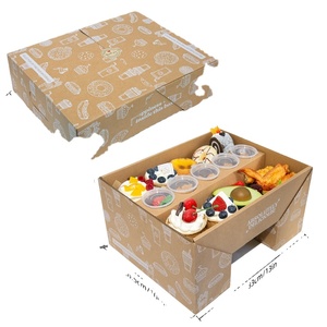 2025 nuova scatola all'ingrosso di carta colorata Pulida scatola per feste con cioccolato al pascolo scatola scatola per imballaggio per Catering - Product Image 2
