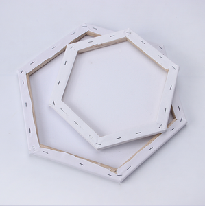 Fournitures d'art Mini <span class=keywords><strong>toile</strong></span> tendue triangulaire vierge de 15 cm pour la peinture à l'huile/acrylique - Product Image 5