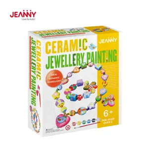 Funny Toy DIY Hand Craft Kid Toys Creative Ceramic Jewellery Bracelet Painting Set Educational Toys Kids