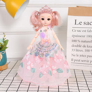 2022ขายร้อน30เซนติเมตรเพลงที่<span class=keywords><strong>น่า</strong></span><span class=keywords><strong>รัก</strong></span>ตุ๊กตา BJD กับผมยาวอุปกรณ์เสื้อผ้าที่สวยงามสำหรับสาวๆ - Product Image 5