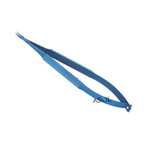 Pegangan jarum gunting operasi mikro Titanium baru melengkung Plus jahitan mengikat Forceps - Product Image 6