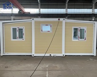 Maison conteneur extensible économique pour location de motel, hébergement hôtelier moderne pour unités d'accueil portables