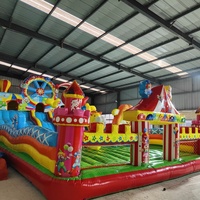 120 ㎡   Grande structure gonflable commerciale en forme de grande roue 8x7m pour saut et rebondissement - Promotion