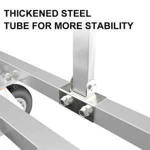 รถเข็นท่อเหล็กรถเข็นขนาด75*45ซม., 900กก. รถเข็นขนาด75*45ซม. รถเข็นขนาดพกพา - Product Image 5