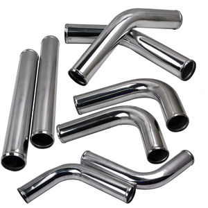 Chrome đen phổ 2.5 inch nhôm <span class=keywords><strong>Turbo</strong></span> intercooler tự động hệ thống làm mát đường ống - Product Image 2