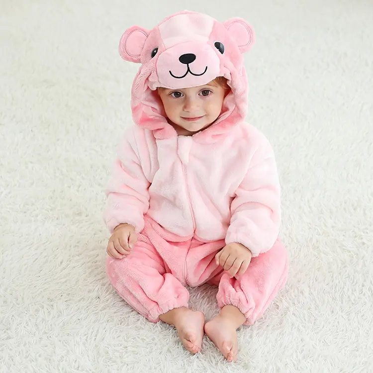 MICHLEY Hotsale pagliaccetti per bambini tute con animali per bambine vestiti con cerniera Costume invernale per ragazzo vestiti tutina per neonato