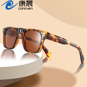 Lunettes de soleil unisexes en acétate tendance transfrontalière, monture TR90, verres polarisés TAC, protection UV400, pour la conduite et les voyages - Product Image 2
