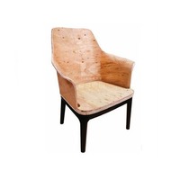 FC-D385 chaise de salle à manger moderne minimaliste italienne mobilier de maison avec design confortable en contreplaqué incurvé de style scandinave de luxe
