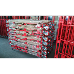 Conteneurs en acier à roulettes pour entrepôt logistique industriel, revêtement en poudre, supermarché, chariot de transport, stockage - Product Image 6