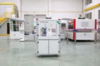Machine de découpe automatique à grande vitesse et économique pour goulot de bouteille en plastique (HDPE, PP, PE, PET) avec servomoteur industriel personnalisé, à vendre