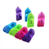 Taille-crayon manuel multifonction en plastique BECOL, coloré et mignon, avec gomme blanche, vente en gros