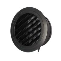 Diffuseur d'air rond en ABS noir de haute qualité, réglable, design moderne, pour climatisation et sortie d'air
