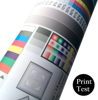 Vente en gros de rouleau de toile de peinture extensible pour extérieur jet d'encre vierge 300d 205g 100% polyester