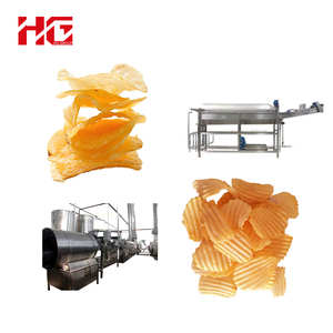 Nouvelle ligne de <span class=keywords><strong>frites</strong></span> fraîches coupées, ondulées et circulaires, multi-équipements pour la fabrication de chips, en acier inoxydable 304, 250 kg/h - Product Image 3