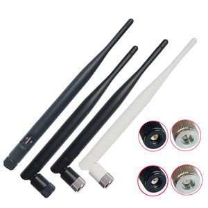 Antennes à gain élevé Taidacent Whip repliées avec connecteur mâle/femelle nickelé 19,5 cm 1200 MHz 1,2 GHz Antenne FPV 1,2 GHz - Product Image 4