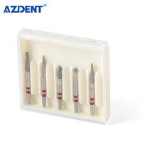 Top vente 5 pièces/boîte dentaire AZDENT zircone diamant fraise Kit