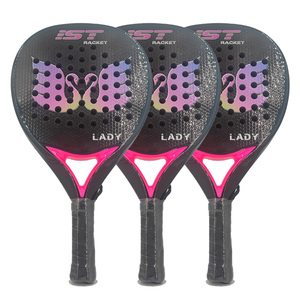 Raqueta de pádel de fibra de carbono con logotipo personalizado en forma de diamante Redes De <span class=keywords><strong>Tenis</strong></span> Padel Tennis 3K 12K 18K - Product Image 3