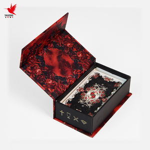 Tùy chỉnh in ấn 78-Card Oracle boong Tarot chơi thẻ 350g giấy với tinh tế Vàng Cạnh Tùy chỉnh Tarot thẻ boong hộp từ - Product Image 3